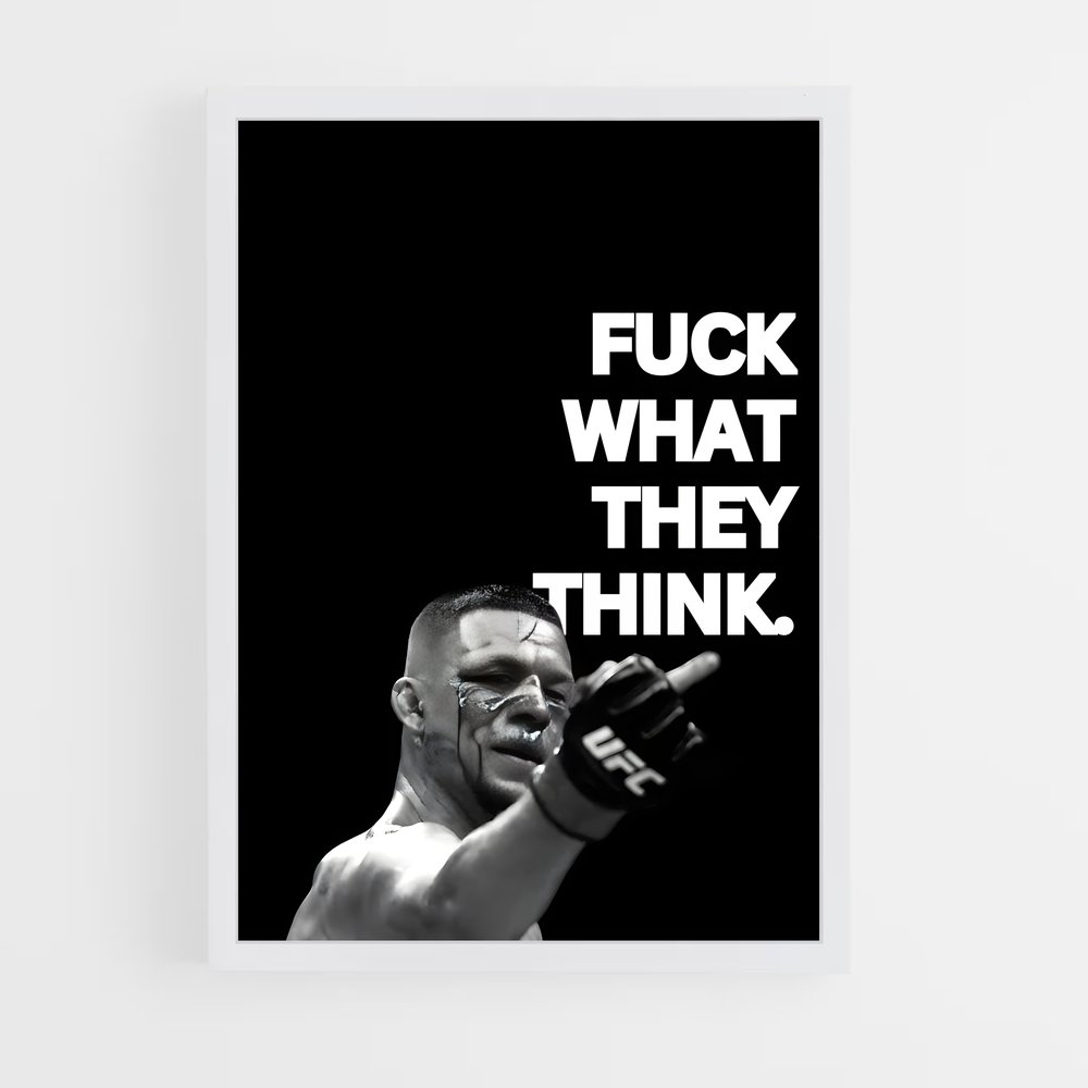 Poster Knockout Nate – affiche MMA (vue 3)